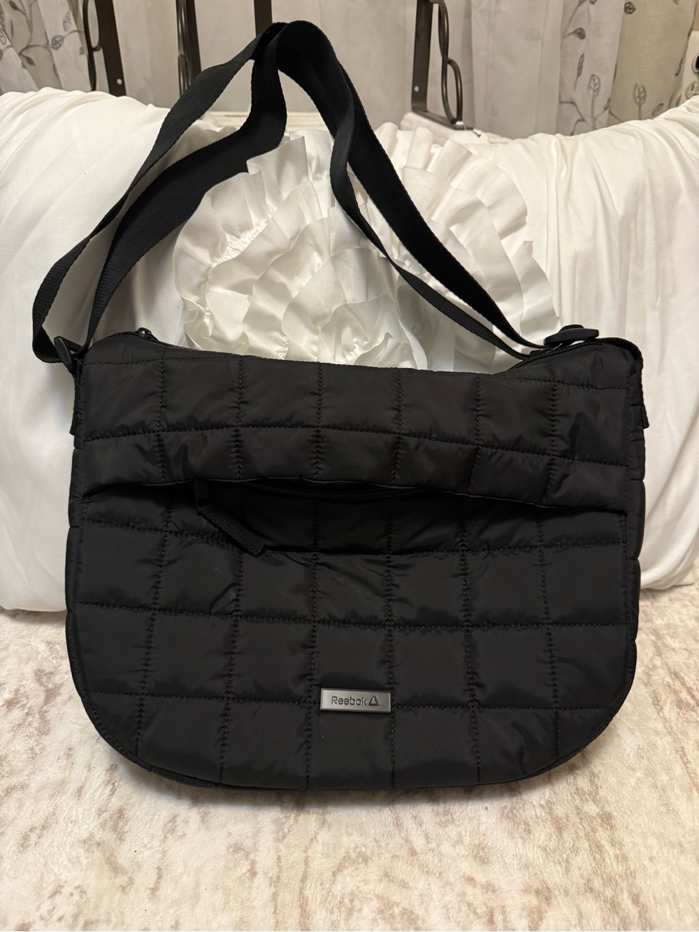 Reebok Black Quilted Bag